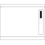 Hand ROll Towel Tissue paper Dispenser